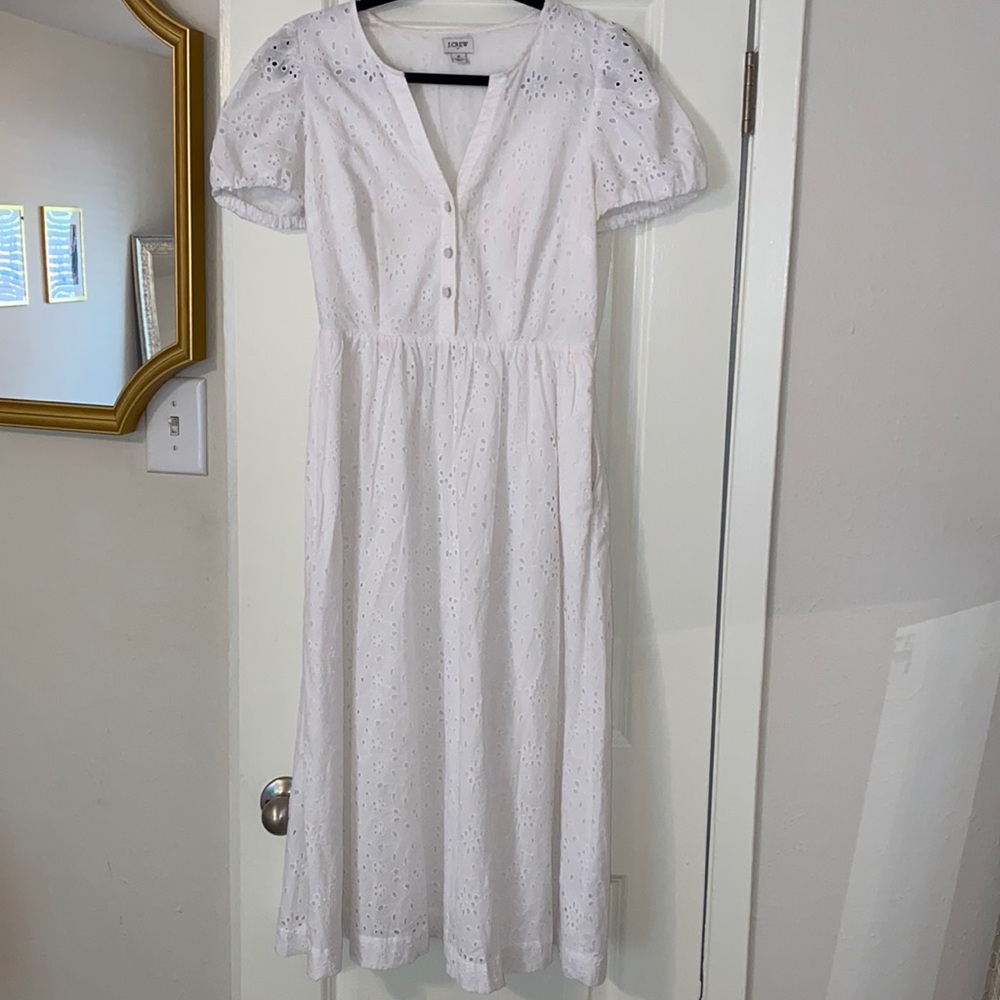 J CREW LACE DRESS, COASTAL AND CLASSY